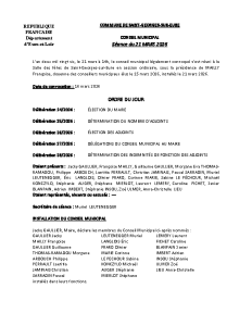 PV conseil municipal 21 mars 2026