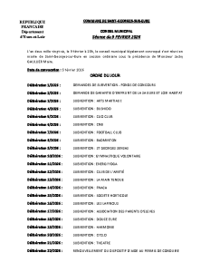 PV conseil municipal 9 février 2026